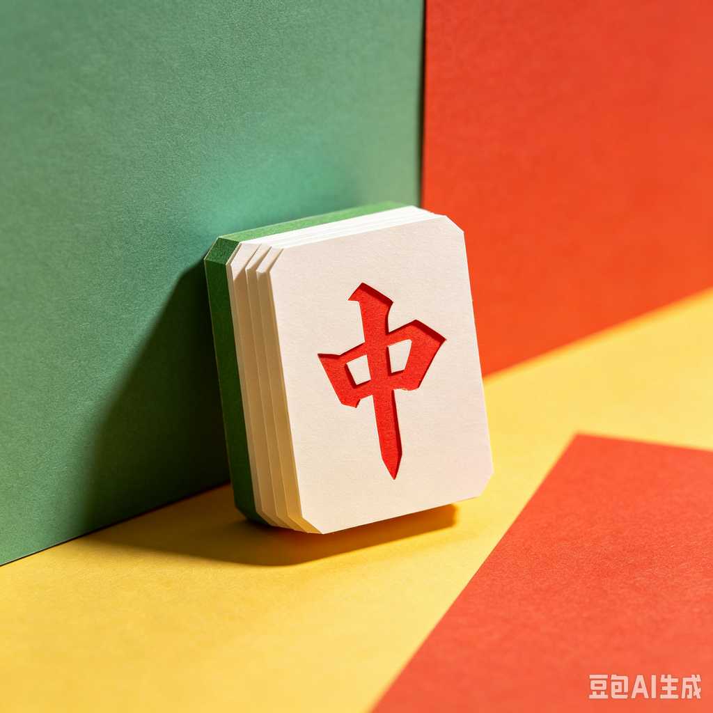 engraved texture mahjong tiles