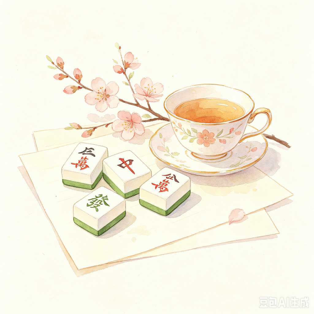 mini pocket mahjong travel set