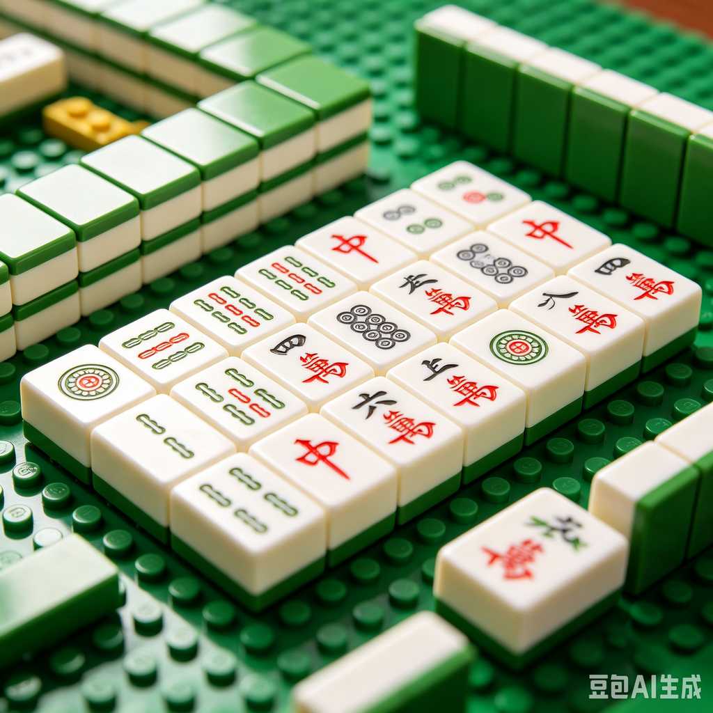 black crystal mahjong tiles